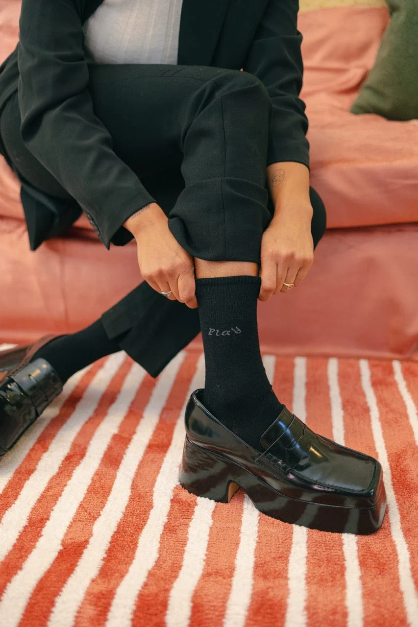 Cashmere-Merino Crew Sock - Image 5